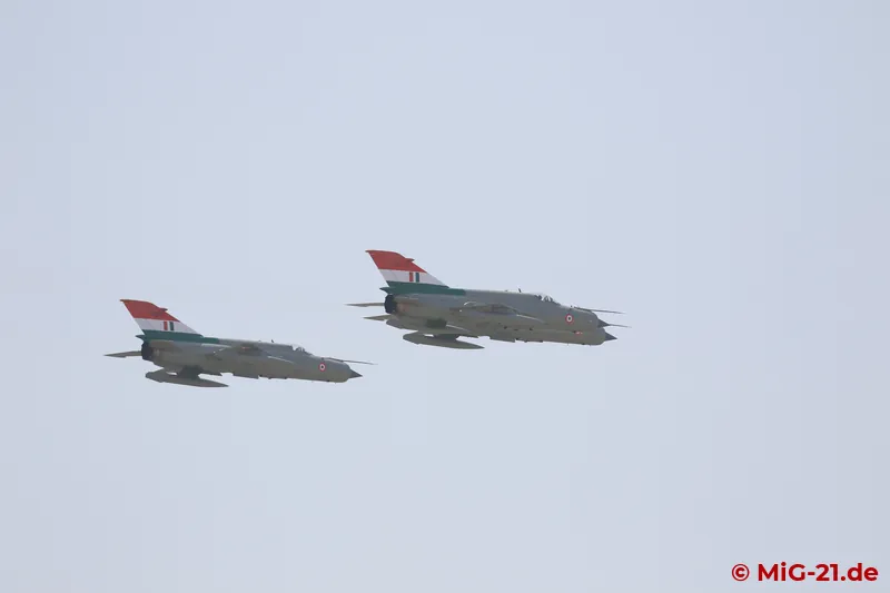 Three MiG-21s in formation – who knows whether anything like this will ever be seen again? Probably only …