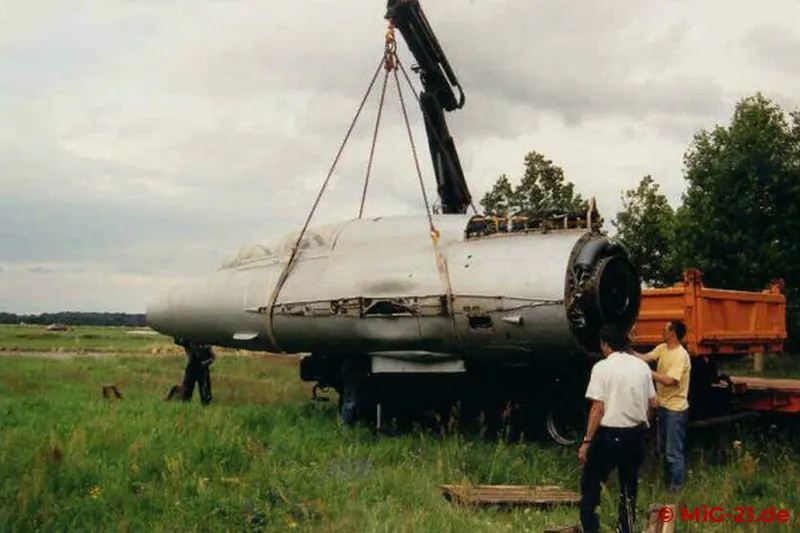 Unloading.