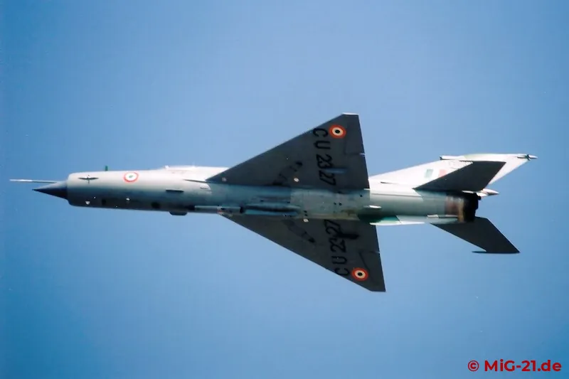 Die MiG-21 Bison war jeden Tag mit einer kurzen und wenig spektakulären Vorführung im Flugprogramm vertreten.