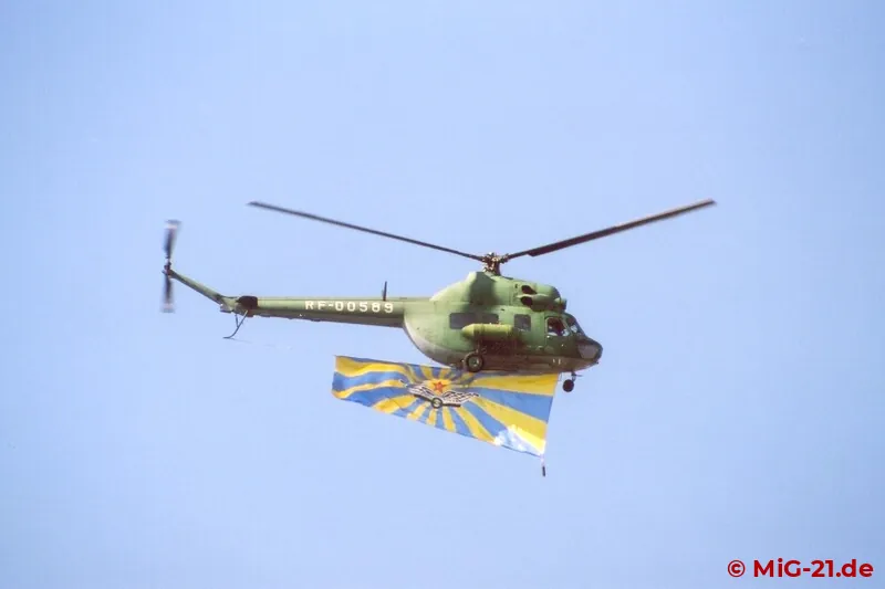 The flying display was opened by Mi-2's, ...