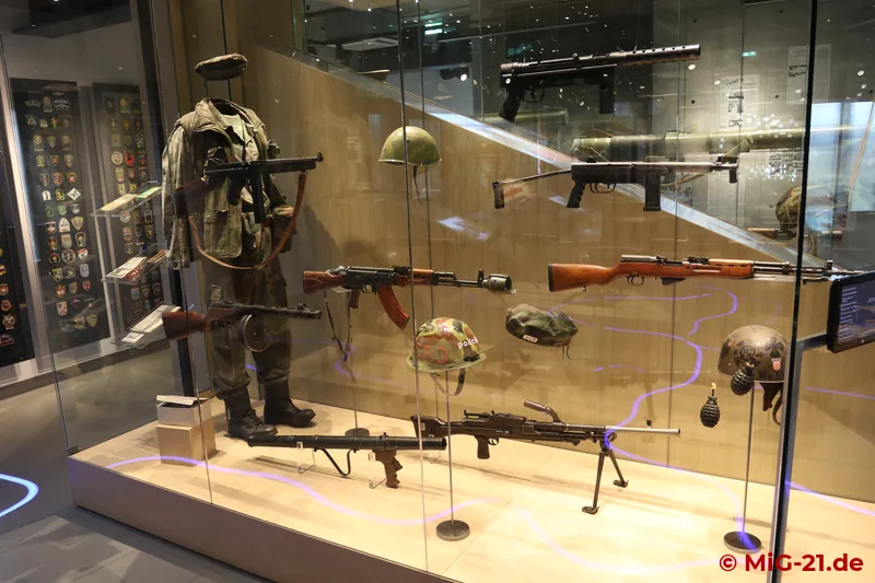 The museum shows the colourful hotchpotch of weapons with which the Croats were equipped in the early days ...