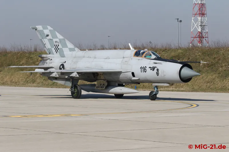 Return to the parking position. As the Croats did not use the brake chute in regular flight operations and …