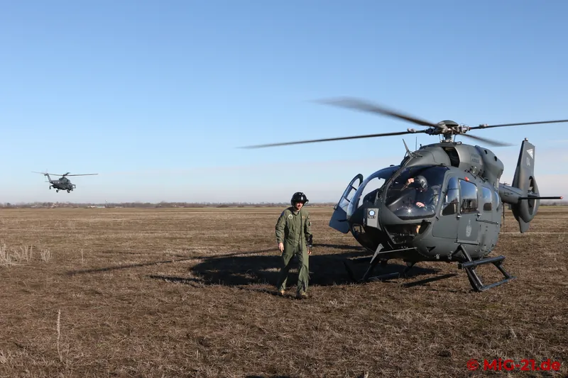 ... and right afterwards our H145M touches down.