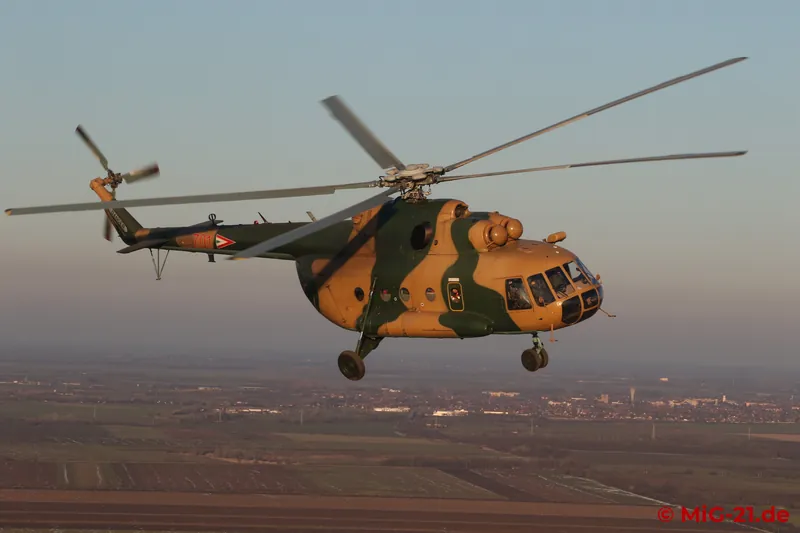 The Mi-17 fully compensates for its less impressive shape compared with the Mi-24 ...