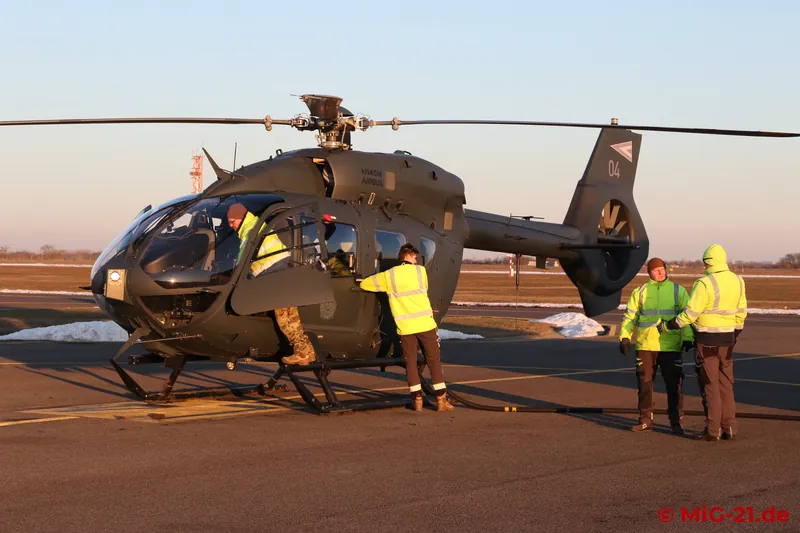 After the work is done, our aircraft is prepared for flight operations the next day.