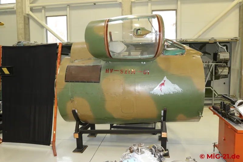 No fewer than two MiG-21 simulators are shown, ...