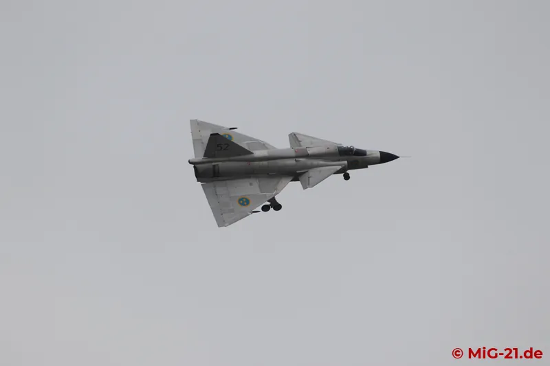 The author 's secret favourite in the flying programme was the Saab 37 Viggen, which he saw in action again …