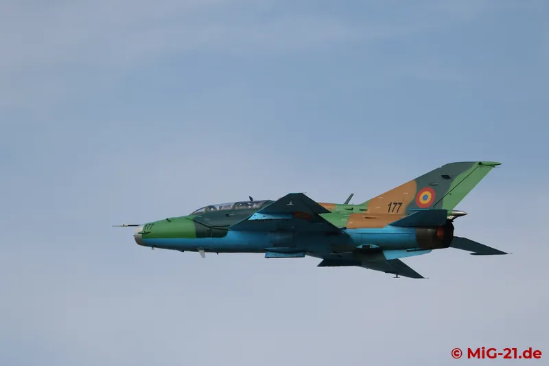 ... and the aircraft are already high in the air above the author 's position.