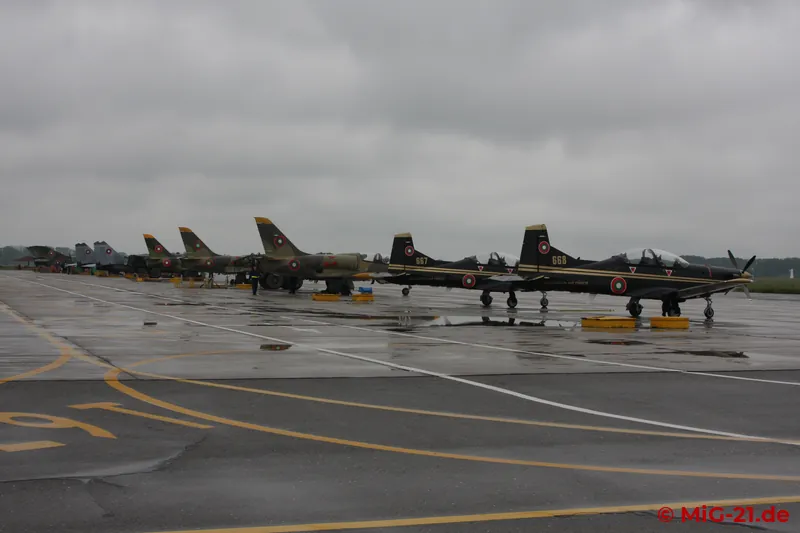 As so often: much too fast, too high and too short, and yet always nice to watch – the MiG-21 display.
