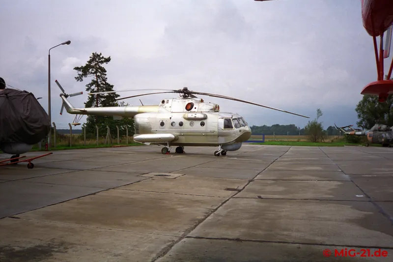 A converted Mi-14, ready for painting.