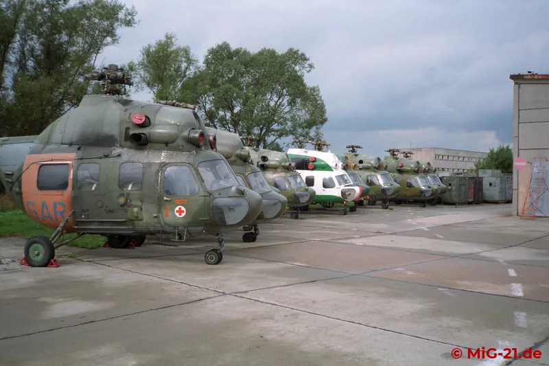 AEROTEC's field of activity also included the overhaul of Mi-2s ...