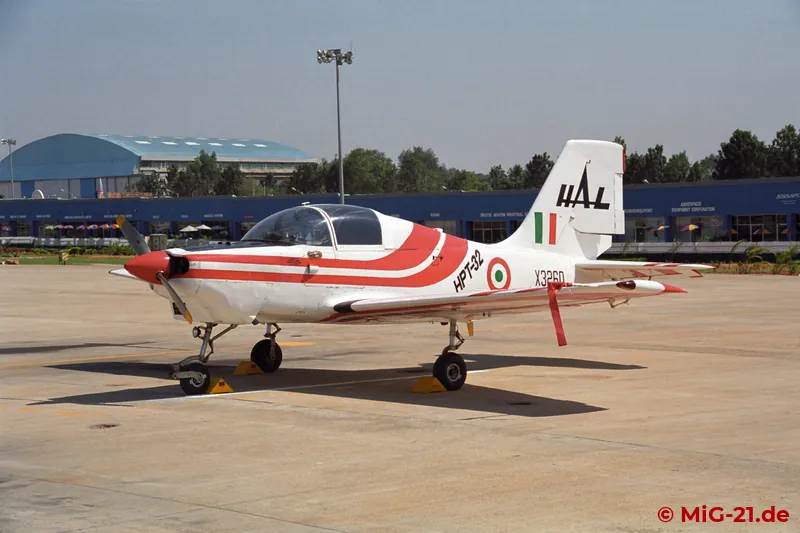 Another Indian development: the HPT-32 basic trainer.