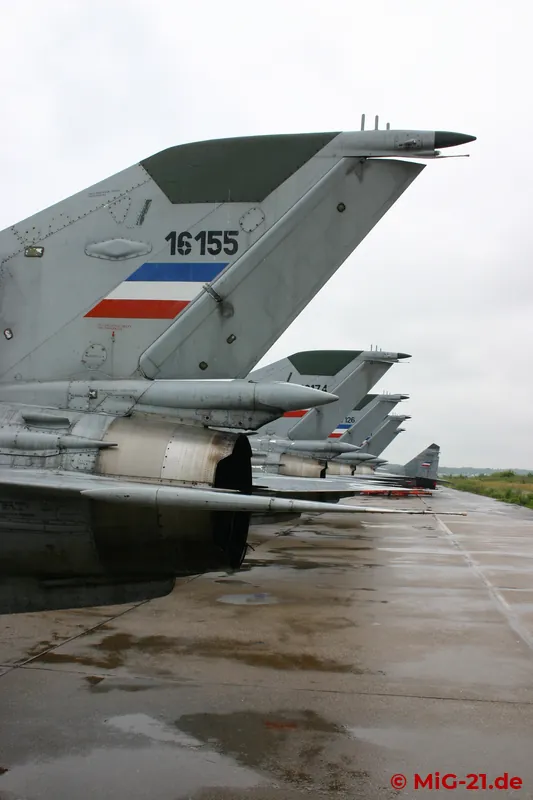 ... while all operational MiG-21 of the 126th squadron ...