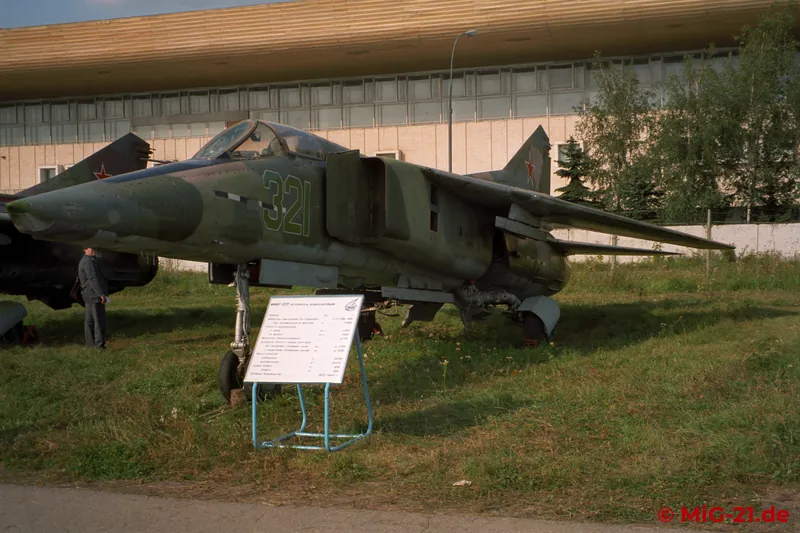 ... MiG-23 – pictured, one of the prototypes of the MiG-23BN – ...