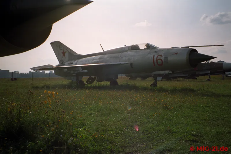 Further exhibits included two MiG-21PFs (one of them pictured here), ...