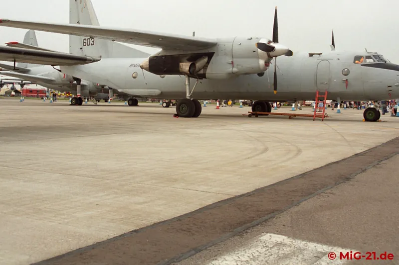 The support aircraft of the national delegations also enriched the static display, such as An-26s from …