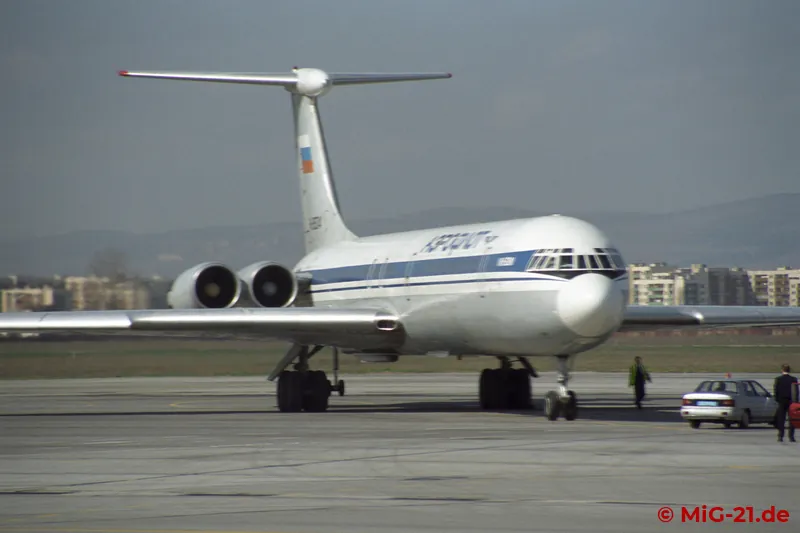 ... a Russian Il-62 ...