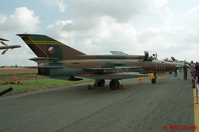 The hosts had also brought MiG-21s, which, however, could only be seen on the ground ...