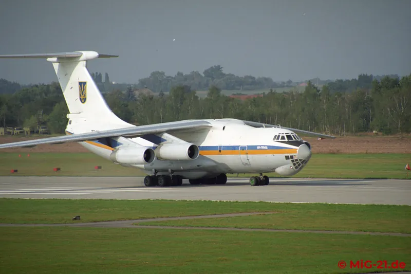From Ukraine came, besides the Il-76 support aircraft, ...