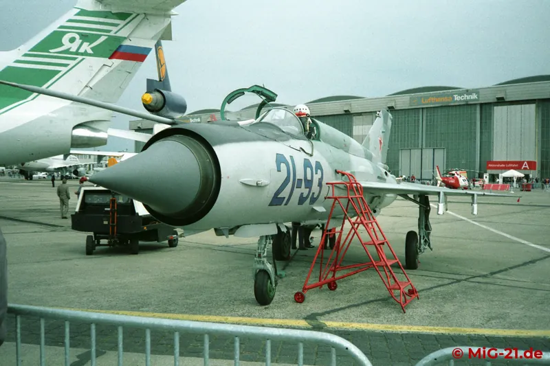 The Russian MiG-21-93 ...