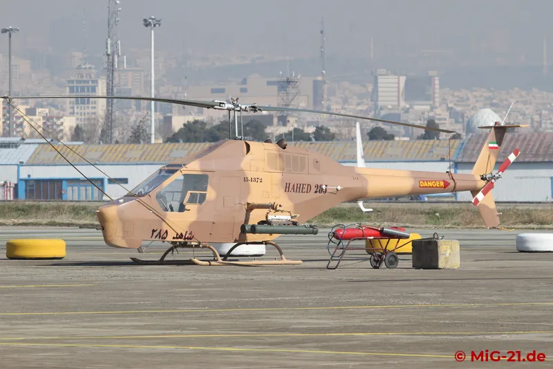 Also belonging to the Revolutionary Guards are the "home-made" Shahed 285 attack helicopter ...