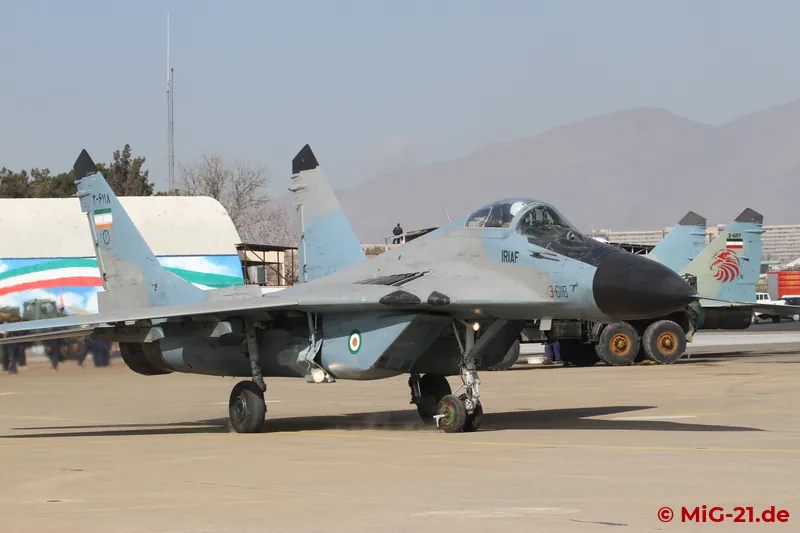 ... and a MiG-29A from Mehrabad.