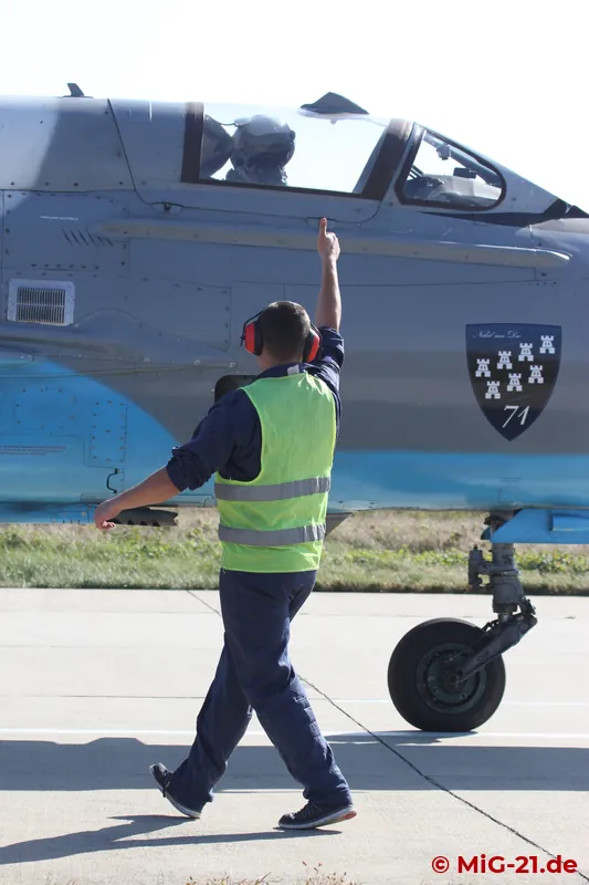 All aircraft taxied out for take-off without any problems – a further indication of the good training …