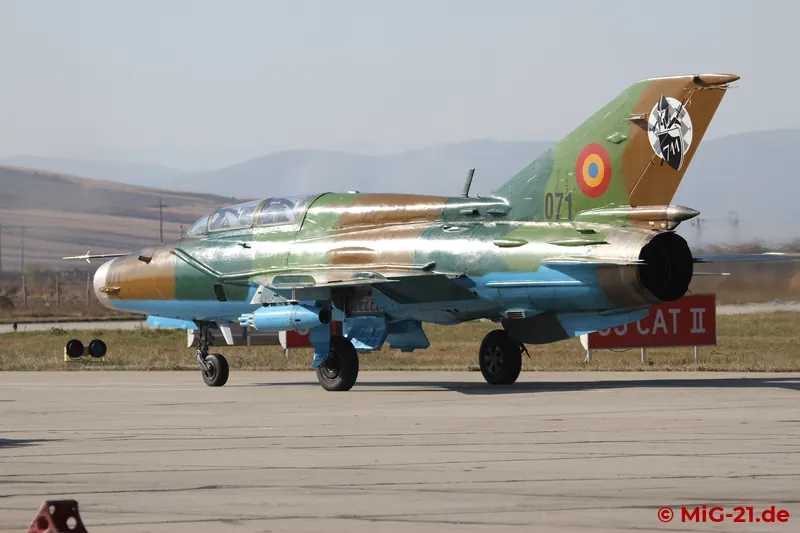 ... and one LanceR B two-seater now carry the badge of the 711th squadron on the fin.