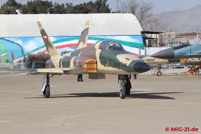 The converted F-5s with twin fins ...