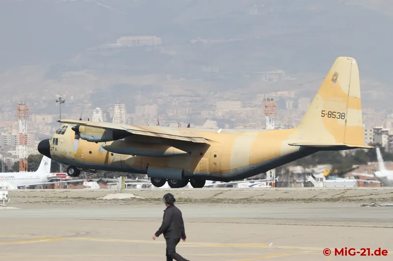 ... a C-130 without national markings on a short test flight, ...