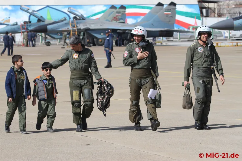 Nevertheless the pilots were applauded on their way back to the squadron area, ...