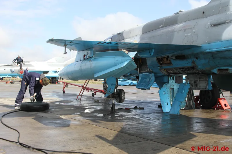 The second day began with snow showers. When they had cleared, the aircraft were prepared for flying in …