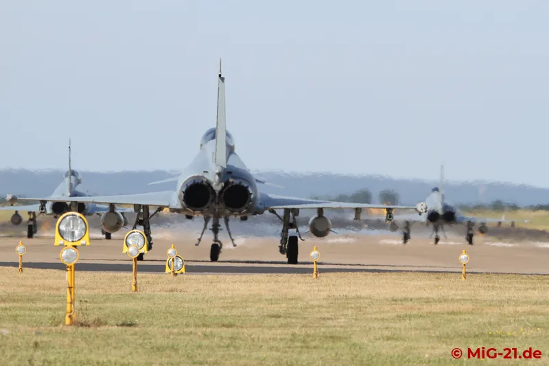 ... formed up there for take-off ...