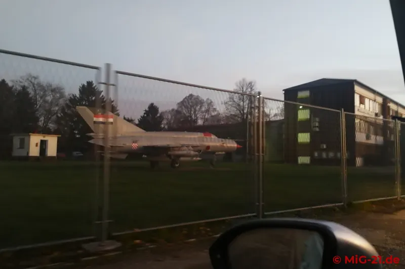 Right after arriving, the author drives by ZTZ Velika Gorica to photograph the obligatory plinth aircraft – …
