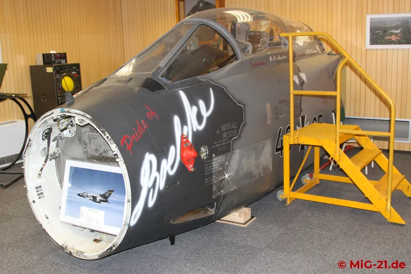 The exhibits include the cockpit section ...