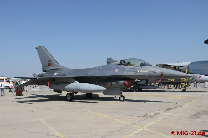 Portugal, from where the Romanian F-16s came, sent two aircraft of this type to Bucharest.