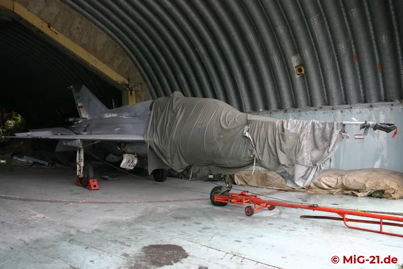 Since last year many aircraft were relocated to other places: one MiG-21UM is standing now in "Vranitza" …