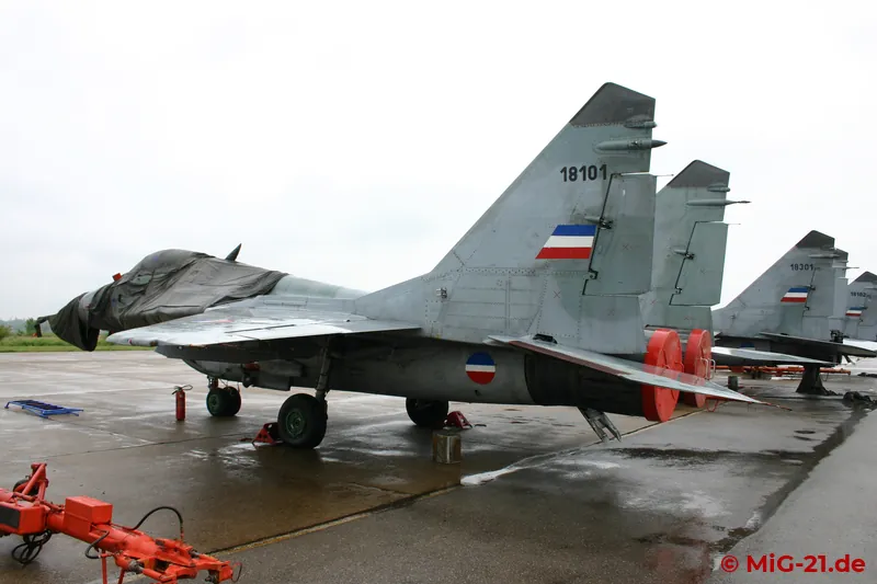 ... as well as all five MiG-29 of 127th waiting for overhaul were concentrated on the flightline.