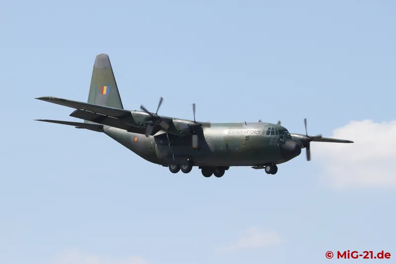 There was a solo display by the C-130, ...