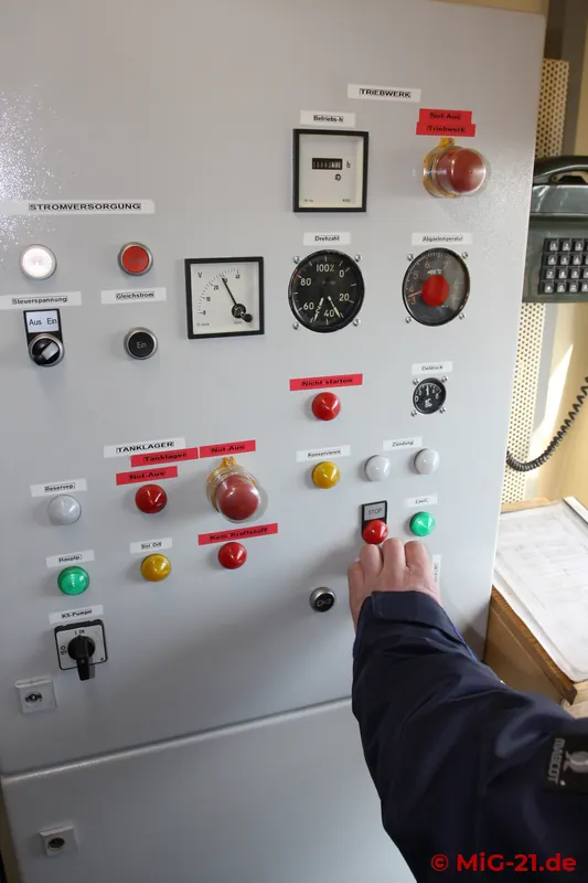 ... via control cabinets ...