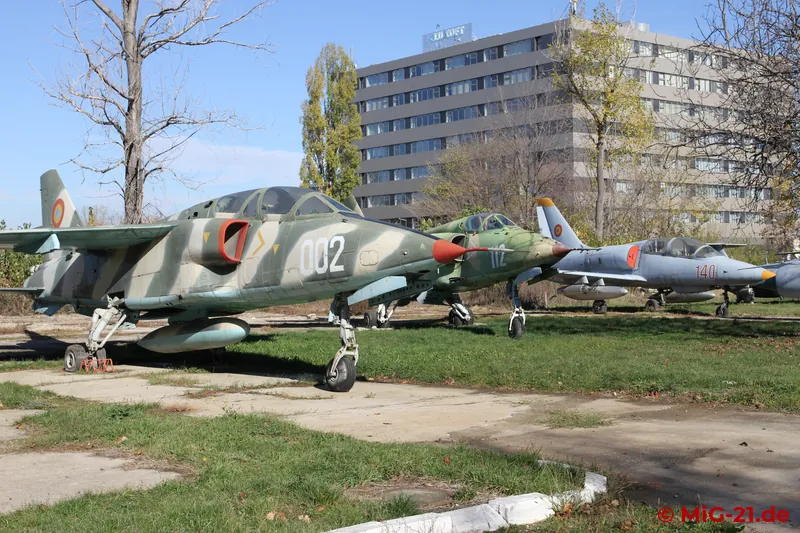 Next to it stand IAR-93 single- and two-seaters, L-39s and further examples of the types already seen in the …