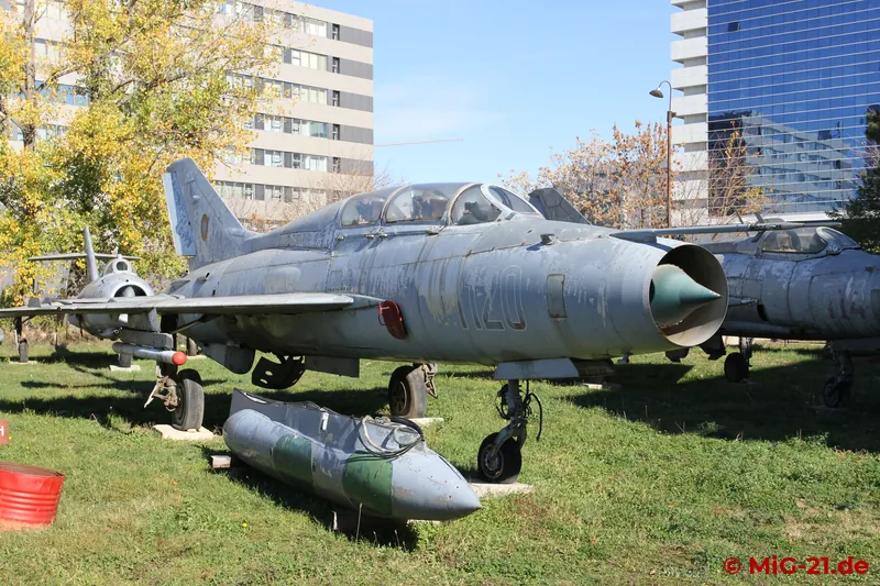 ... and MiG-21U 1120 stood at Craiova.
