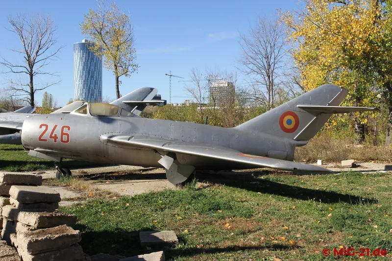 ... and a MiG-17 without radar equipment.