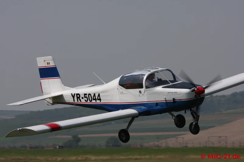 Before the MiGs take off, the pilots of the local flying clubs give their all.
