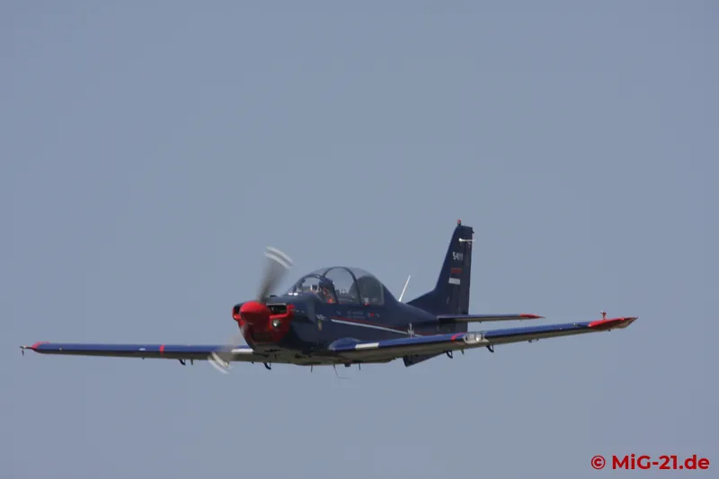The prototype of the Lasta 95 was demonstrated in flight, ...