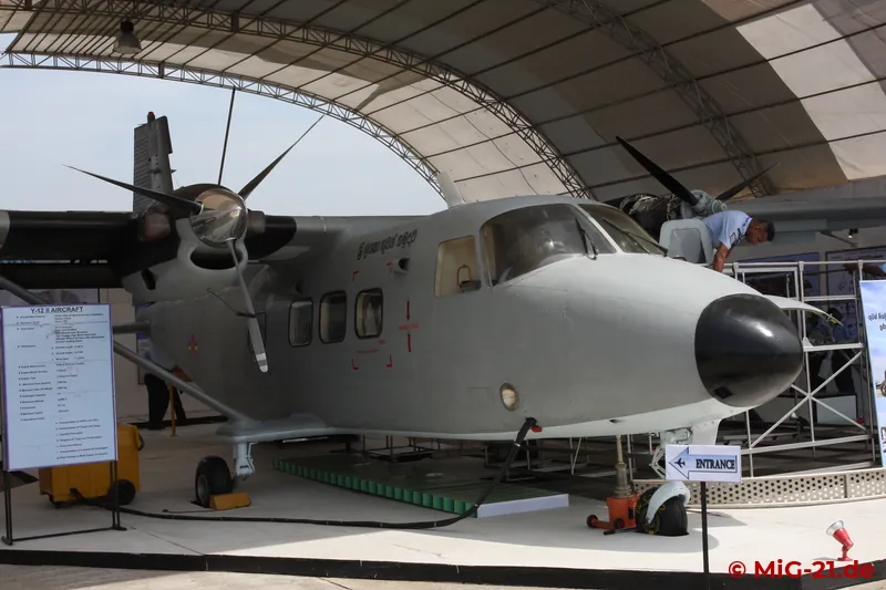 The Chinese light transport Y-12II is the workhorse of the SLAF.