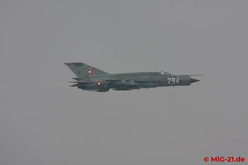 ... one MiG-21 for the subsequent flying displays.