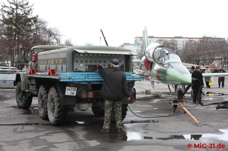 An L-39 for an unknown customer was undergoing various functional tests, ...