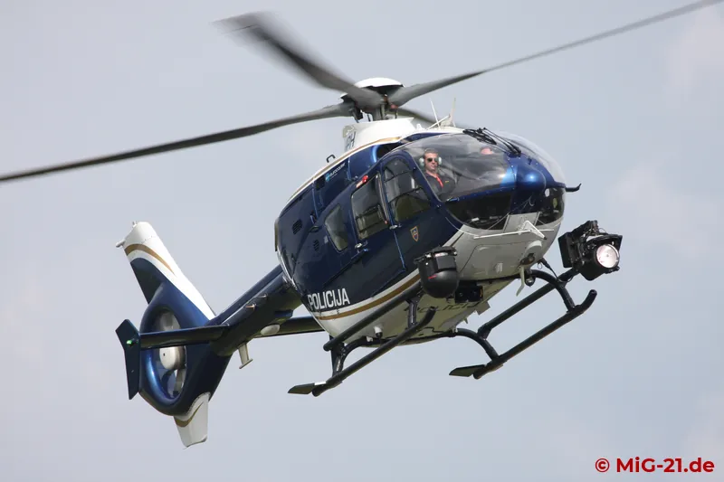 ... an EC-135 of the Slovenian police, ...
