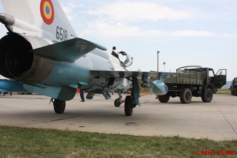"Tidying up" after the last landing.